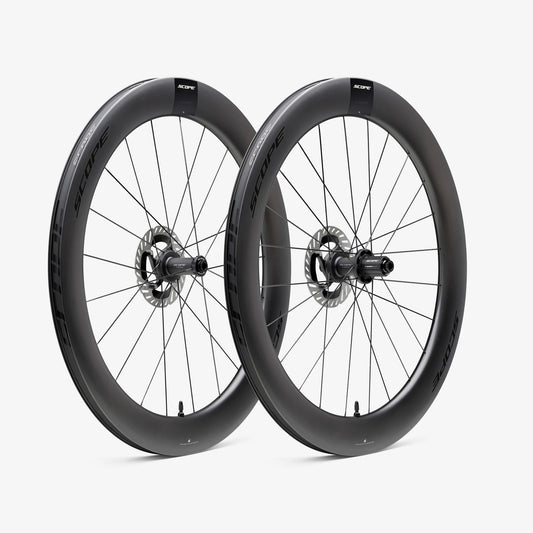 SCOPE Race R6 Tubeless Ready-hjulsæt (Centerlock) sort
