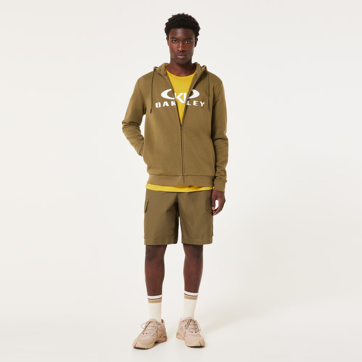 Hoodie OAKLEY BARK FZ 2.0 Army Green