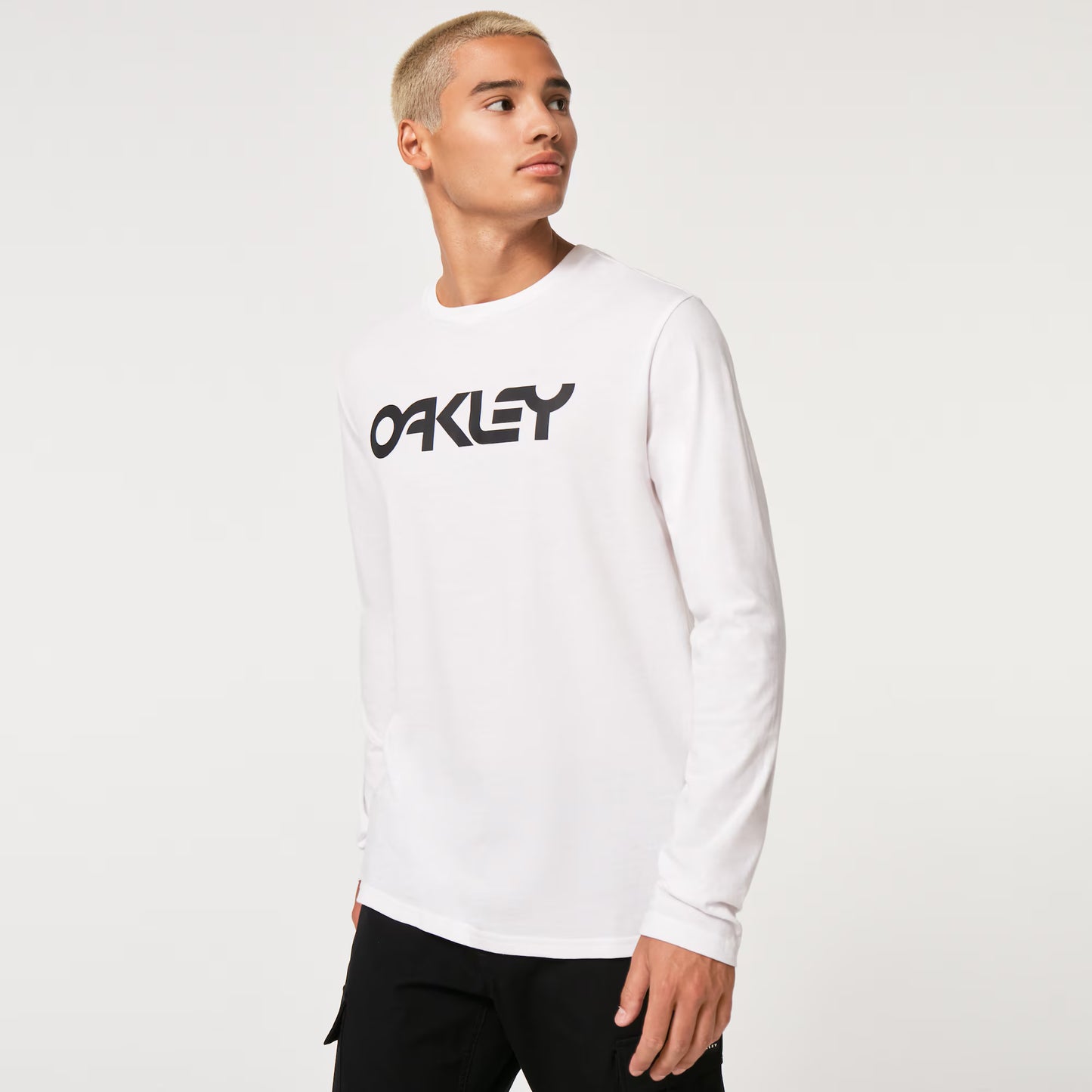OAKLEY MARK II 2.0 Langærmet T-shirt Hvid/Sort