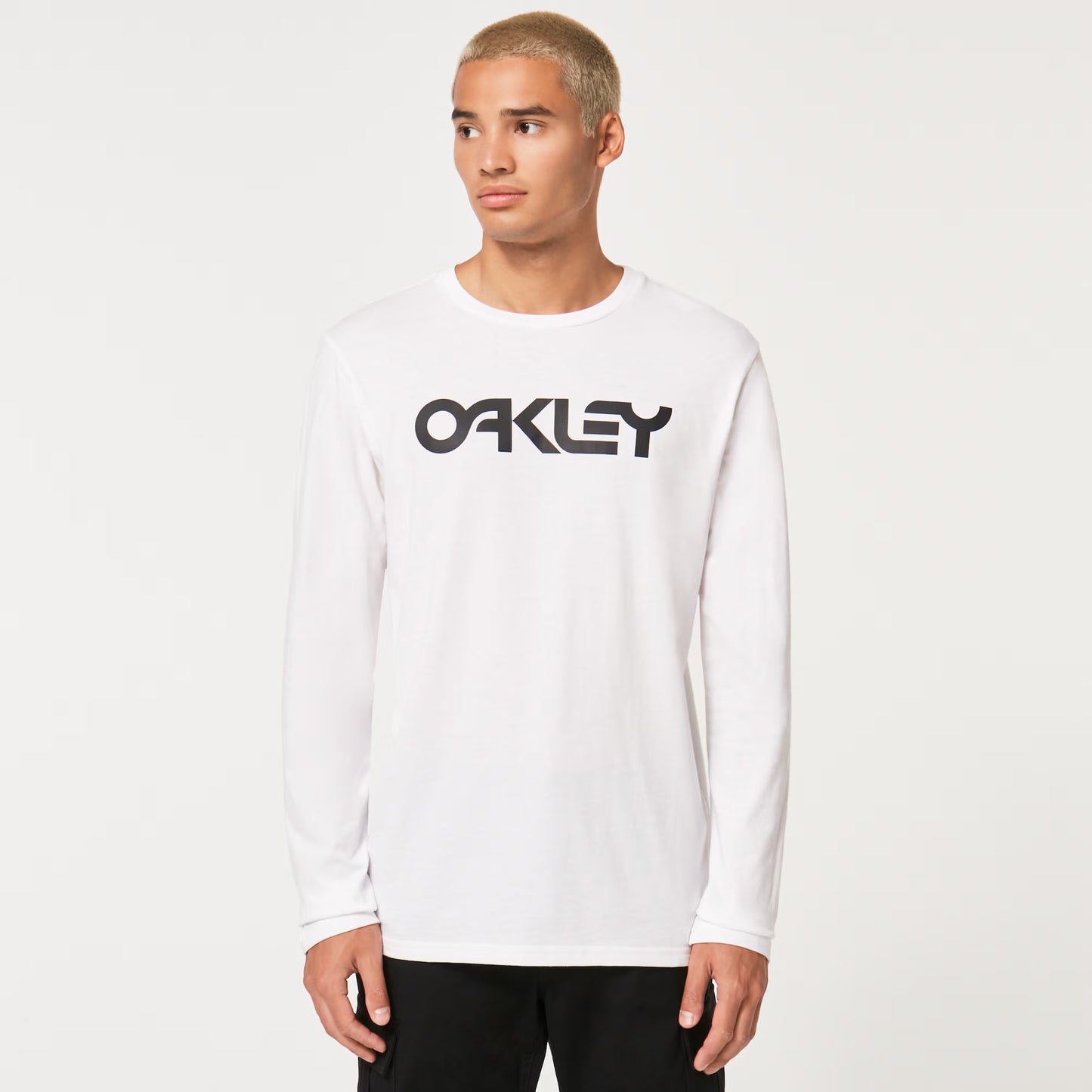 OAKLEY MARK II 2.0 Langærmet T-shirt Hvid/Sort