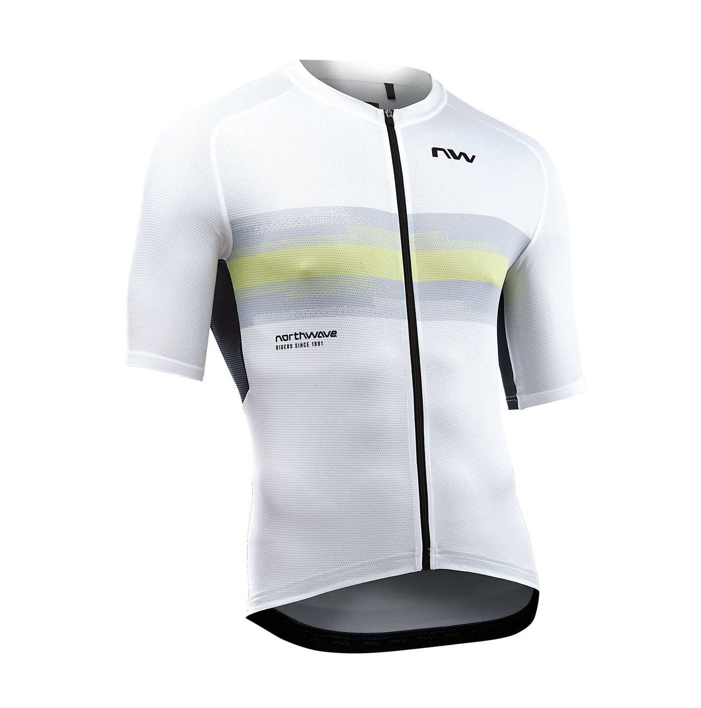 NORTHWAVE FORCE EVO Kortærmet Jersey Hvid/Grøn