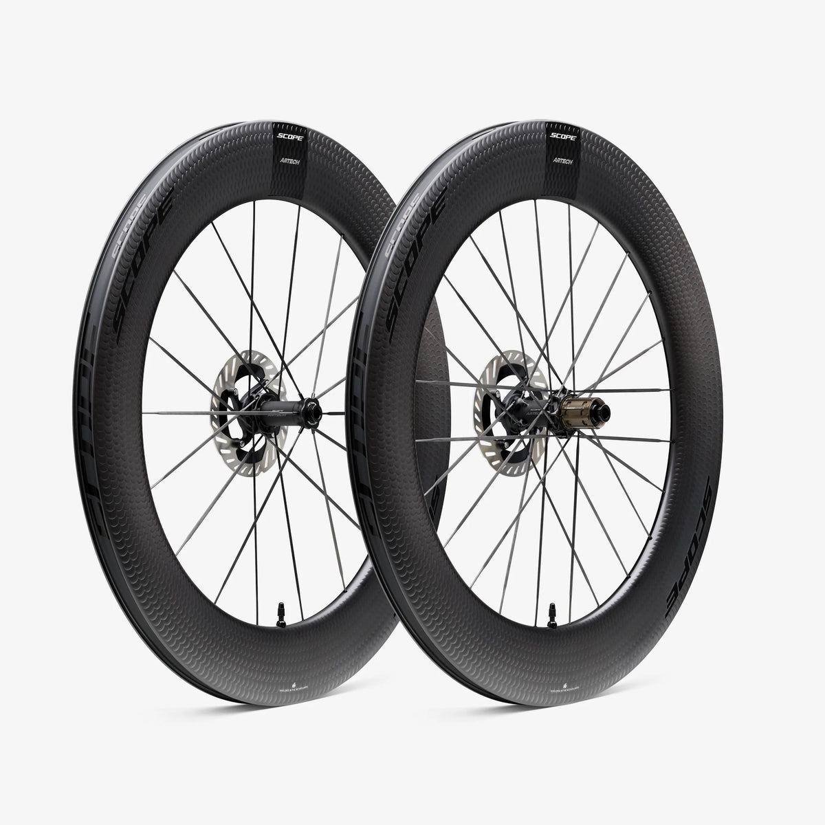 Par SCOPE Artech 8.T Tubeless Ready-hjul (Centerlock) sort
