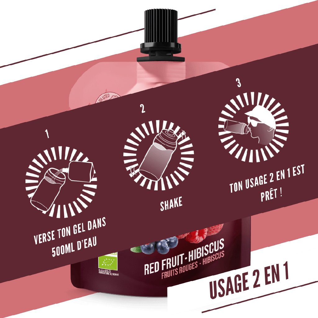 BAOUW Organic Red Fruits-Hibiscus Energy Gel (85 g)