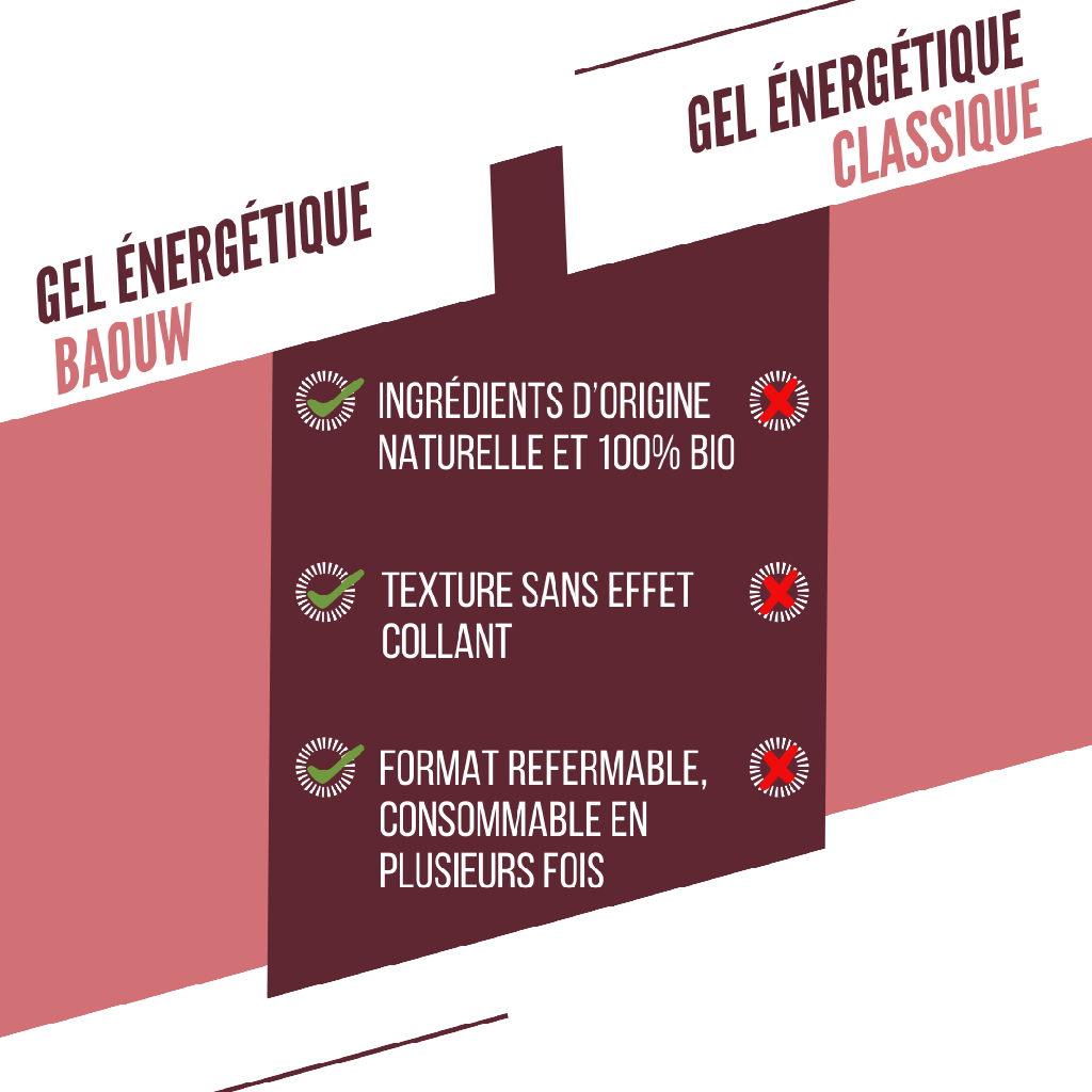 BAOUW Organic Red Fruits-Hibiscus Energy Gel (85 g)