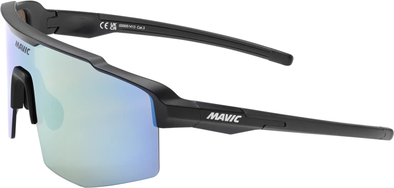 MAVIC MVS SHIELD Goggles Black Gold/Blue Lens