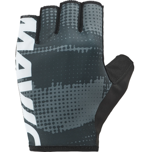MAVIC ESSENTIAL PADDED GRAPHIC Korte handsker Sort