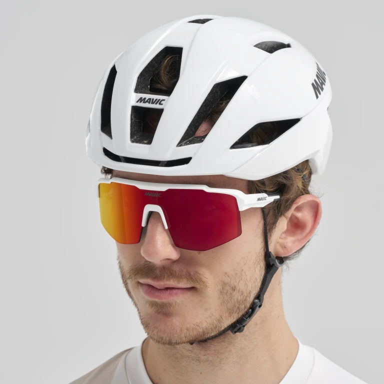 MAVIC MVS SHIELD Goggles White Red Lens