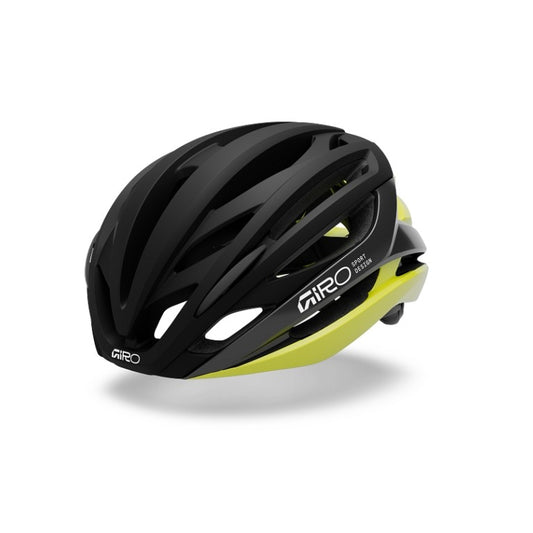 GIRO SYNTAX MIPS landevejshjelm Sort/gul Hi Viz