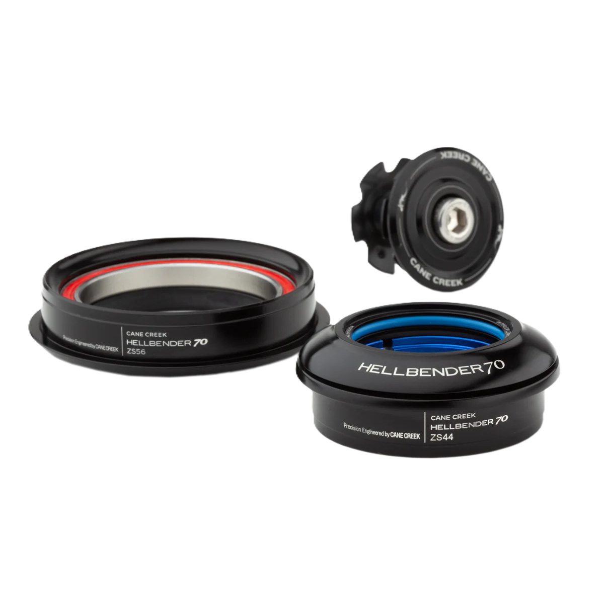 Semi-integreret styresæt CANE CREEK HELLBLENDER 70 1"1/8 ZS44/ZS56 Sort