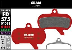 GALFER ADVANCED Sram Maven semimetalliske bremseklodser
