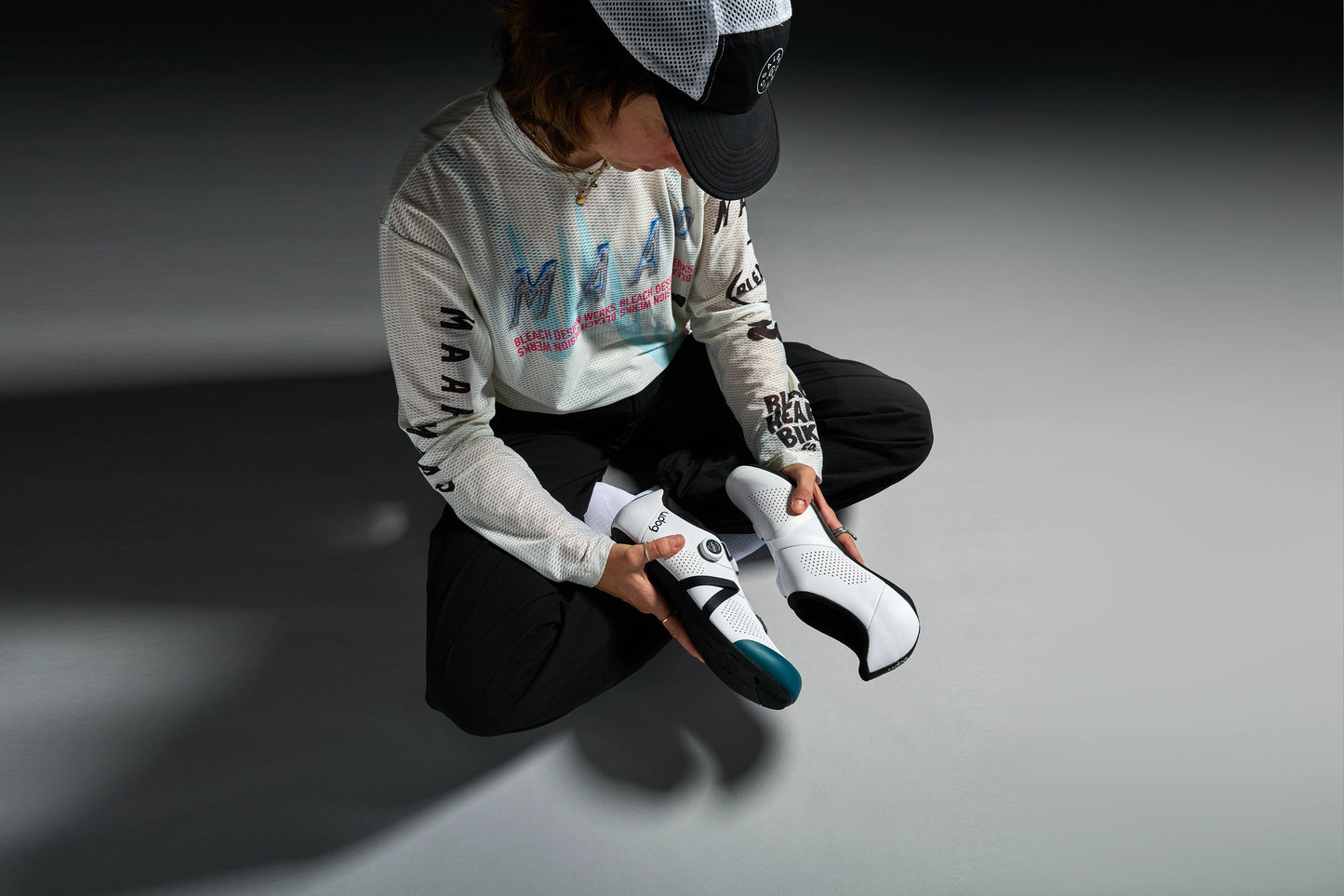 UDOG SEMPRE Road Shoes White/Blue