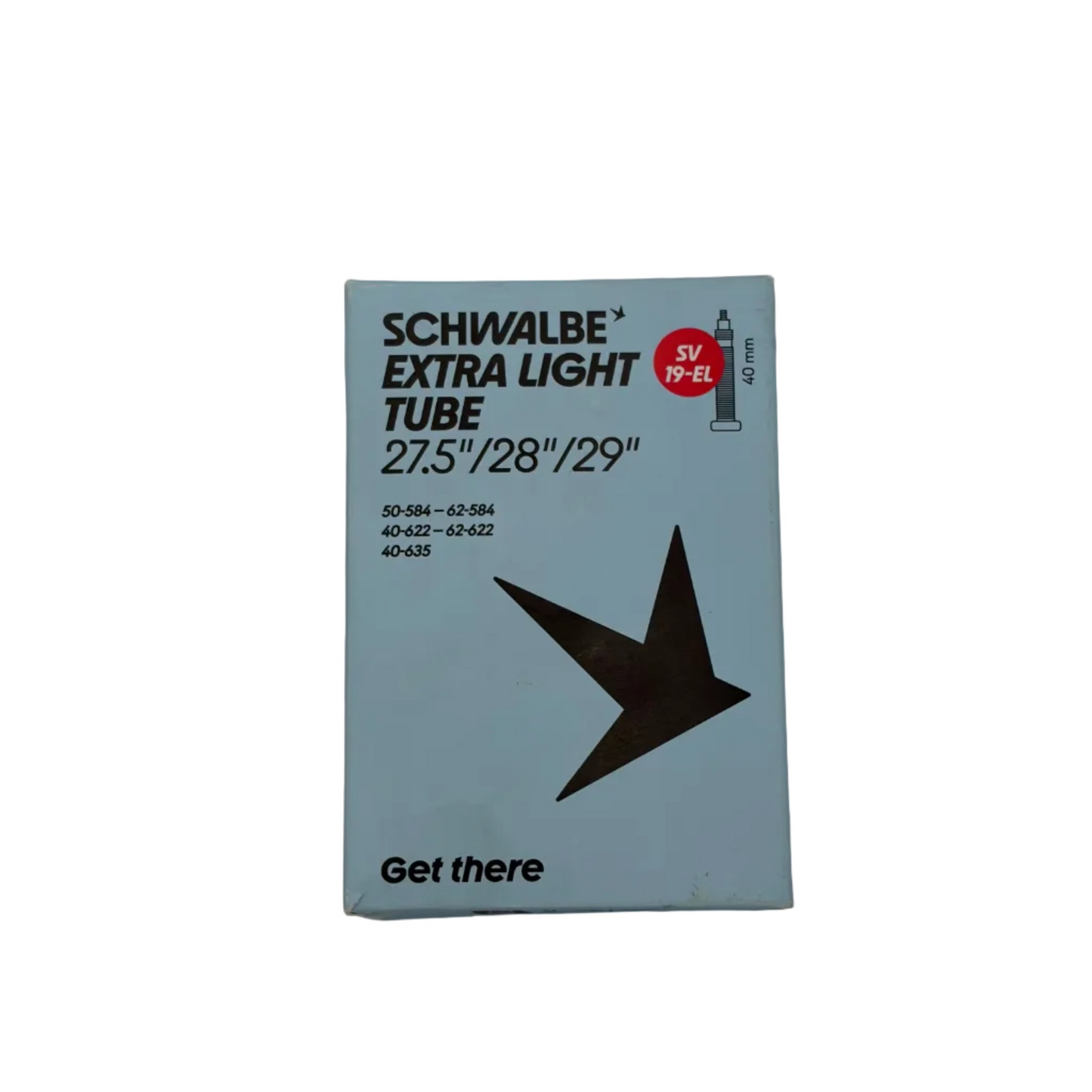 SCHWALBE EXTRA LIGHT SV 19L 27,5x2,0/2,40 - 29x1,75/2,40 Presta 40 mm inderslange