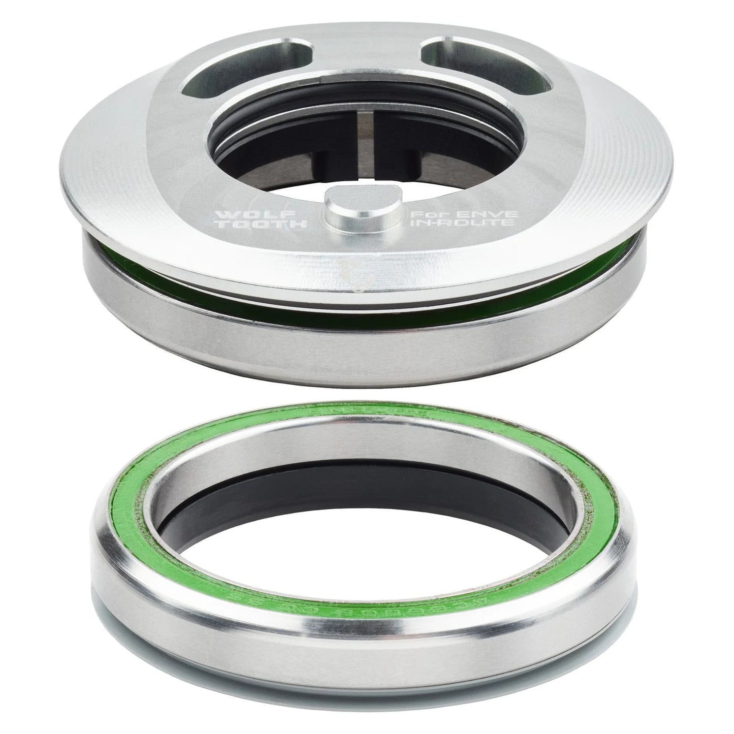 WOLF TOOTH PREMIUM AERO IS52 EN-Route Integrated Headset, Silver