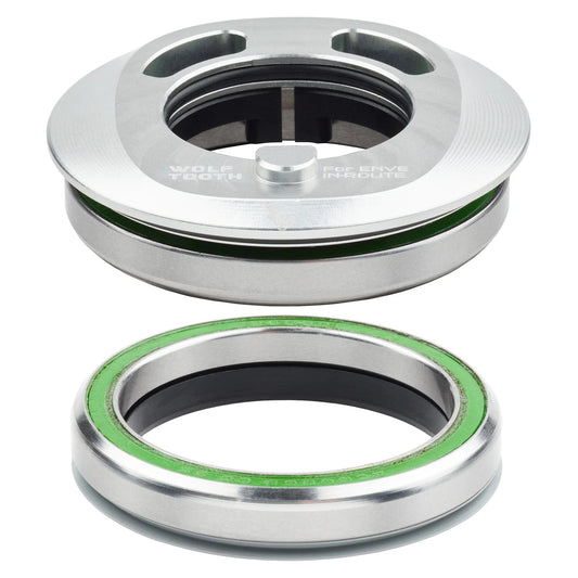 WOLF TOOTH PREMIUM AERO IS52 EN-Route Integrated Headset, Silver