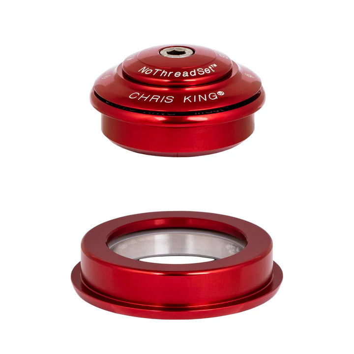 CHRIS KING INSET 2 Semi-integreret headset 1"1/8-1.5" ZS44/ZS56 Rød