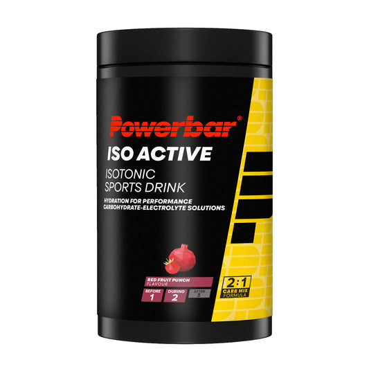 POWERBAR ISOACTIVE energidrik (600 g) røde frugter