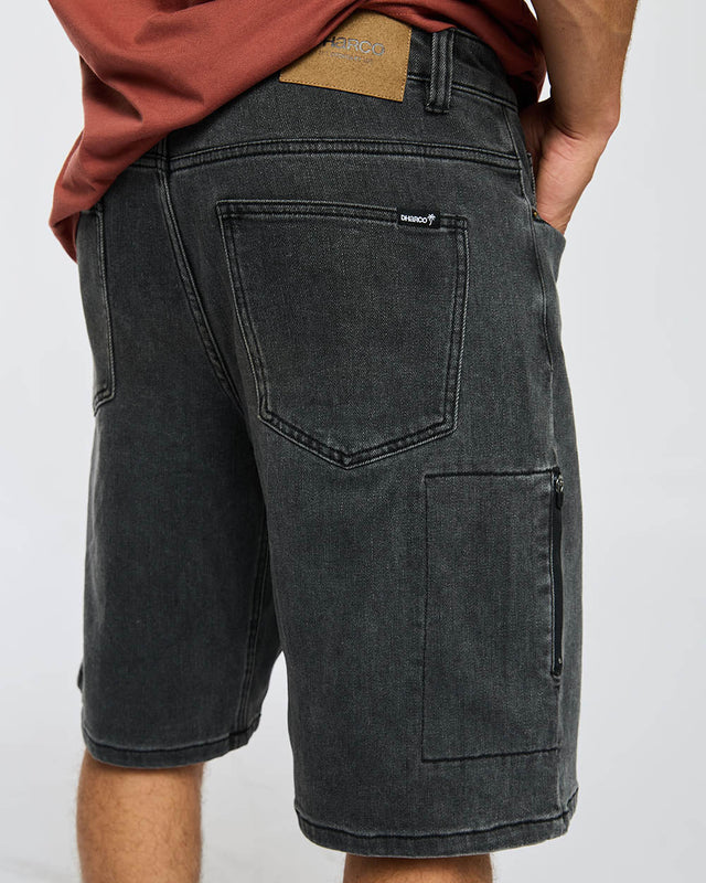 Shorts DHARCO JORT UNISEX COASTAL WASH Black