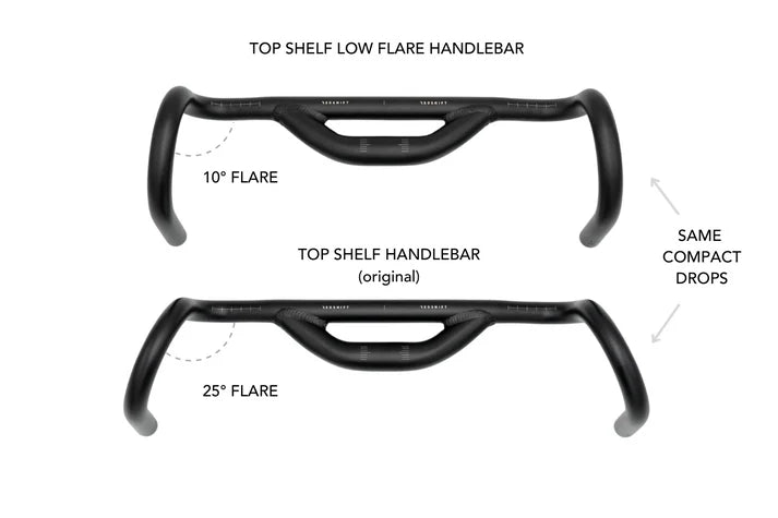 REDSHIFT Gravel-styr Top Shelf 10° Flare Rise 70 mm