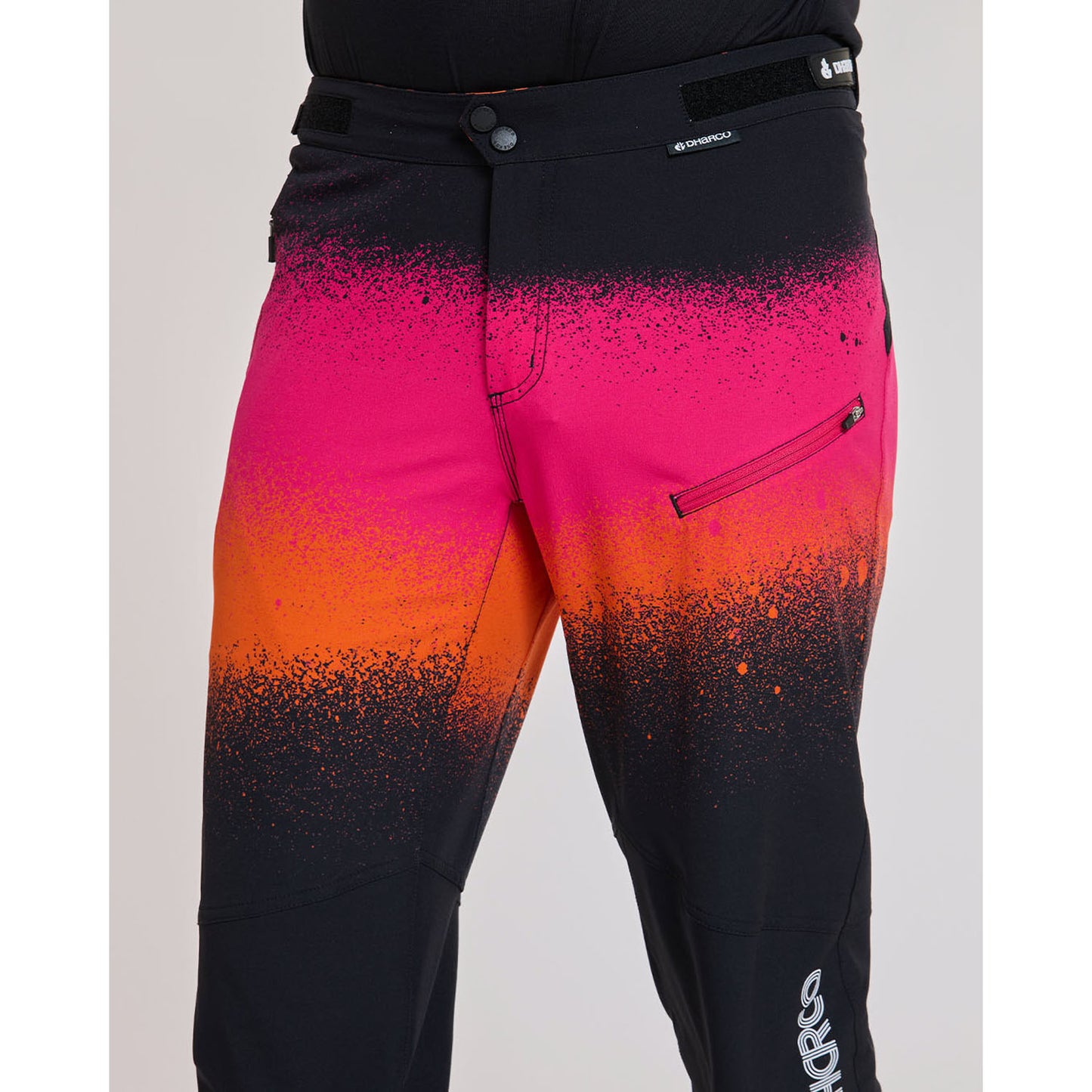 DHARCO GRAVITY BLACK SNAKE Bukser Sort/Orange