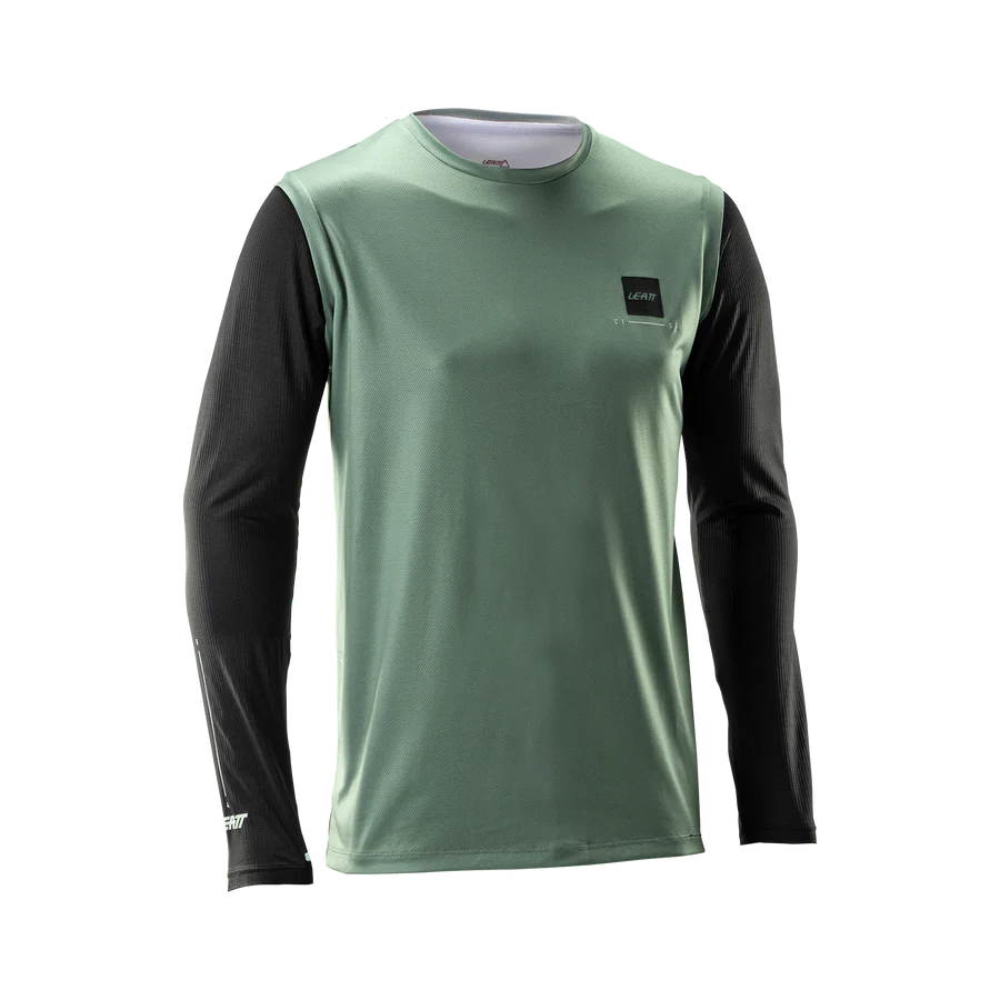LEATT MTB GRAVITY 1.0 Jersey + Pants Kit Sort/Grøn