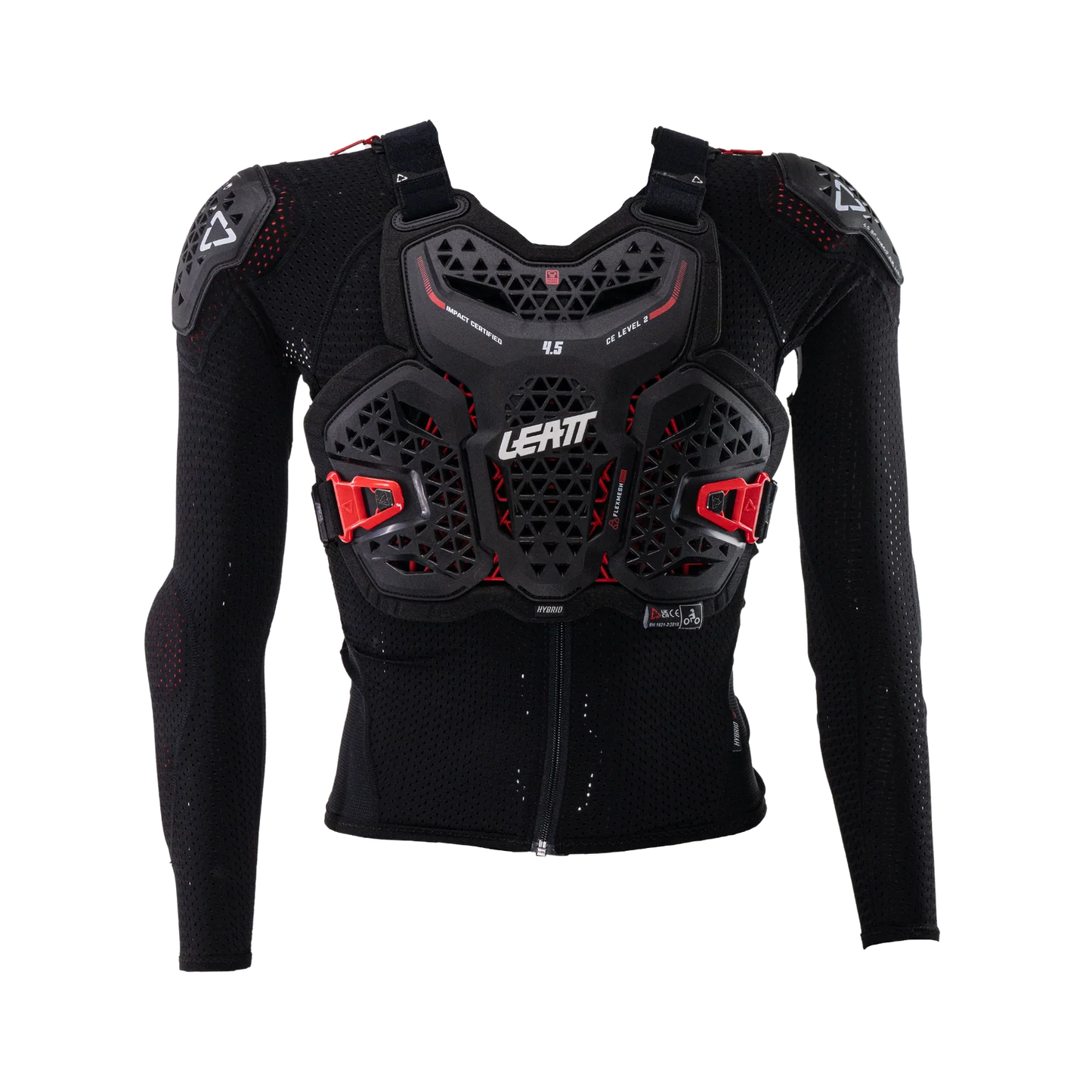 LEATT 4.5 HYBRID Junior Beskyttelsesvest Sort