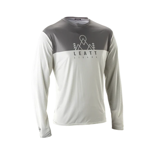 LEATT MTB TRAIL 3.0 Long Sleeve Jersey White