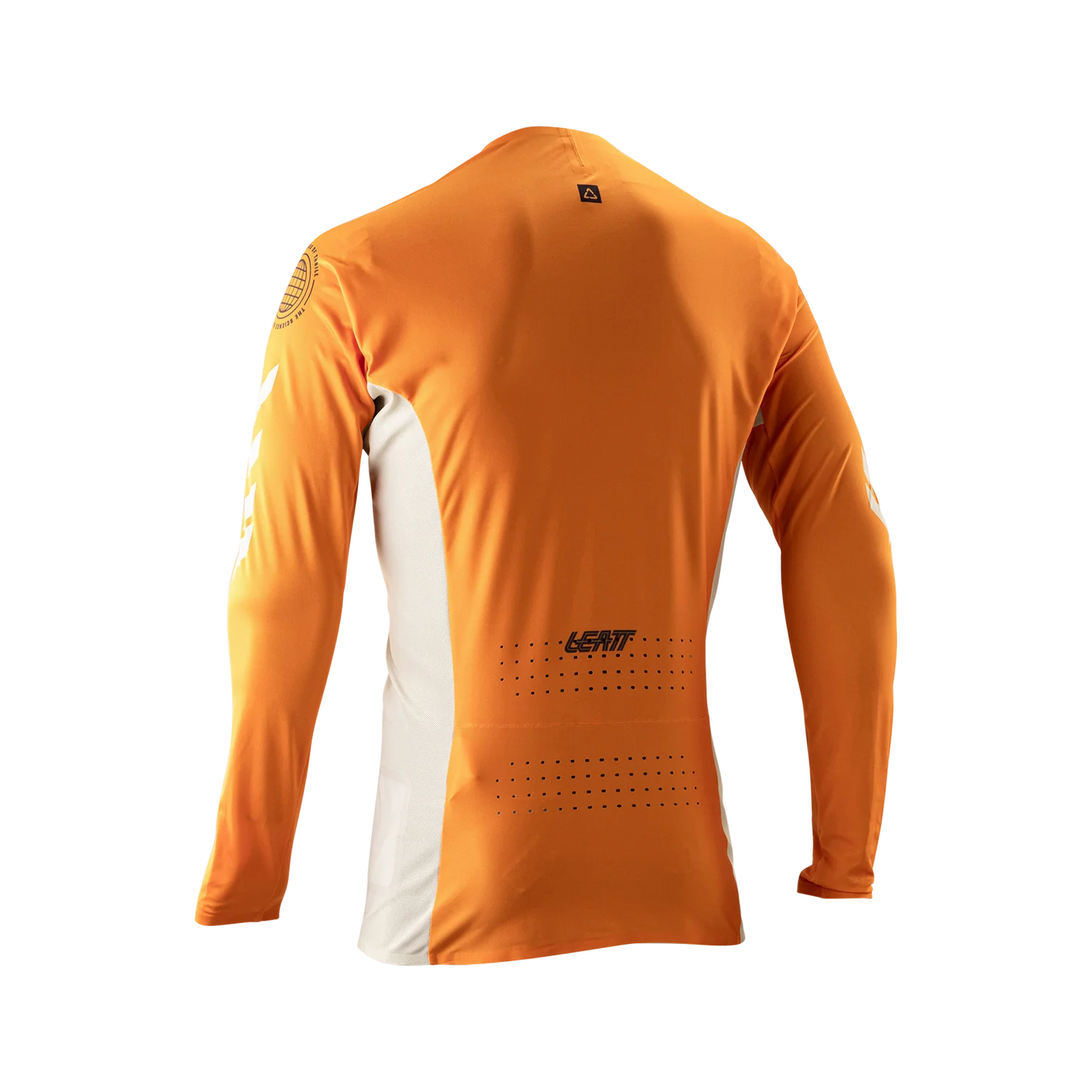 LEATT MTB GRAVITY 5.0 Long Sleeve Jersey White/Orange