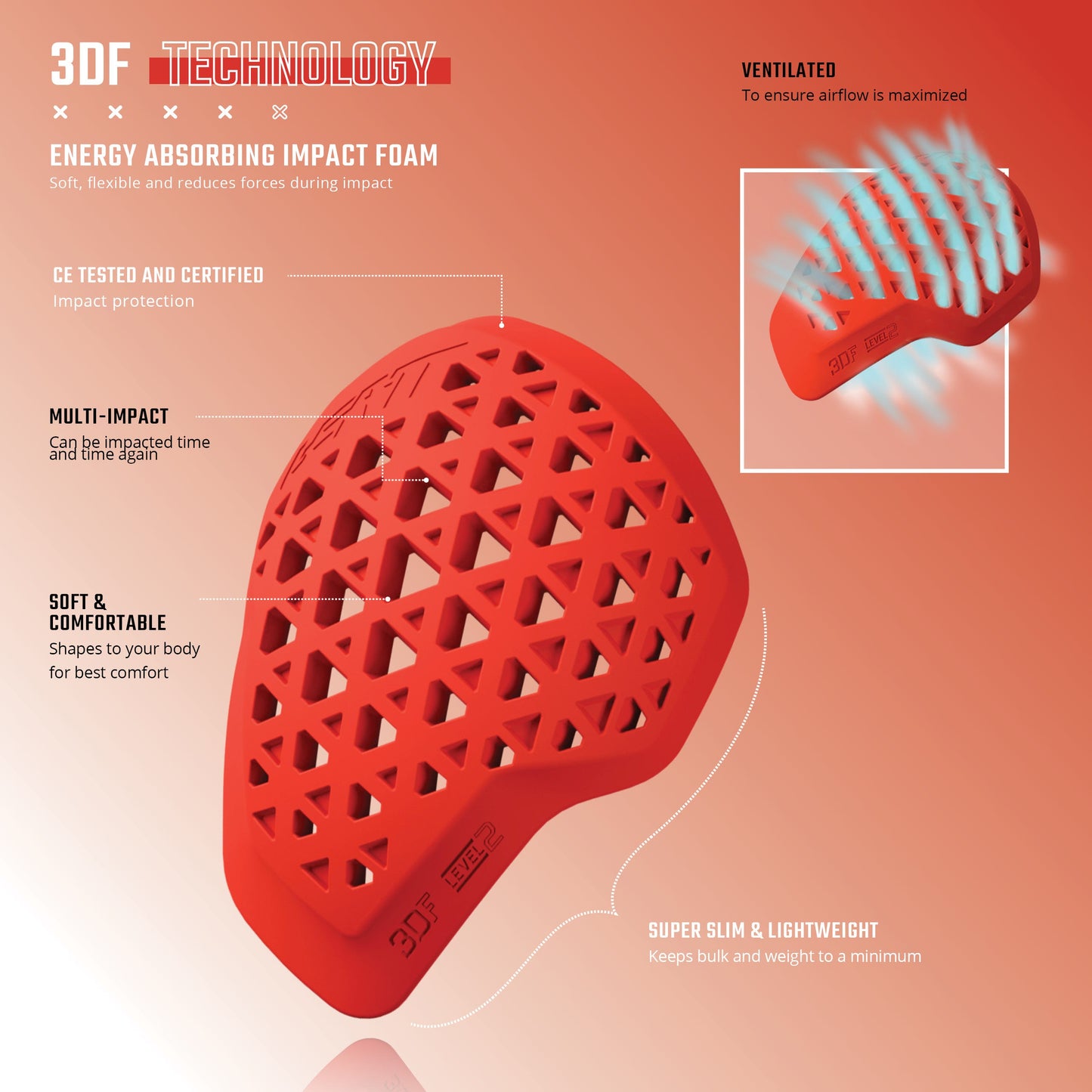 LEATT 3DF 5.0 EVO albuebeskyttere sort