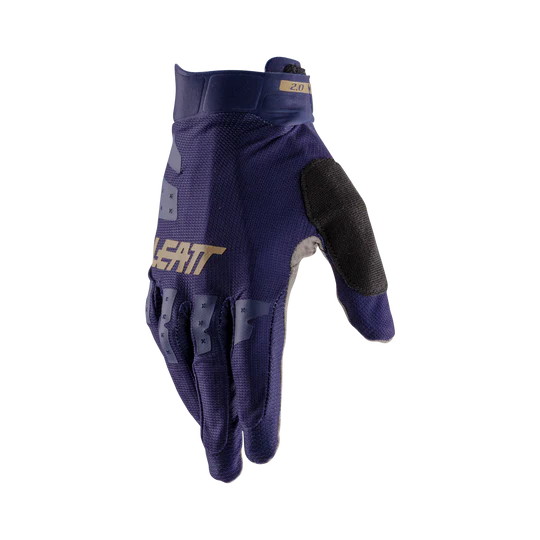 LEATT MTB 2.0 X-FLOW STEALTH Gloves Blue