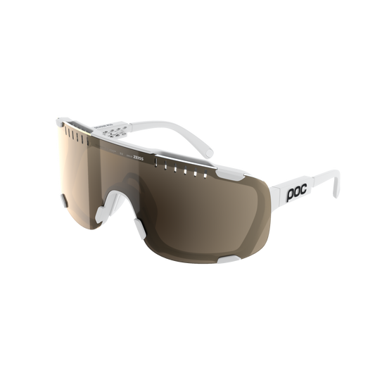 POC DEVOUR MID + White Goggles Clarity Trail / Sunny Silver Lens