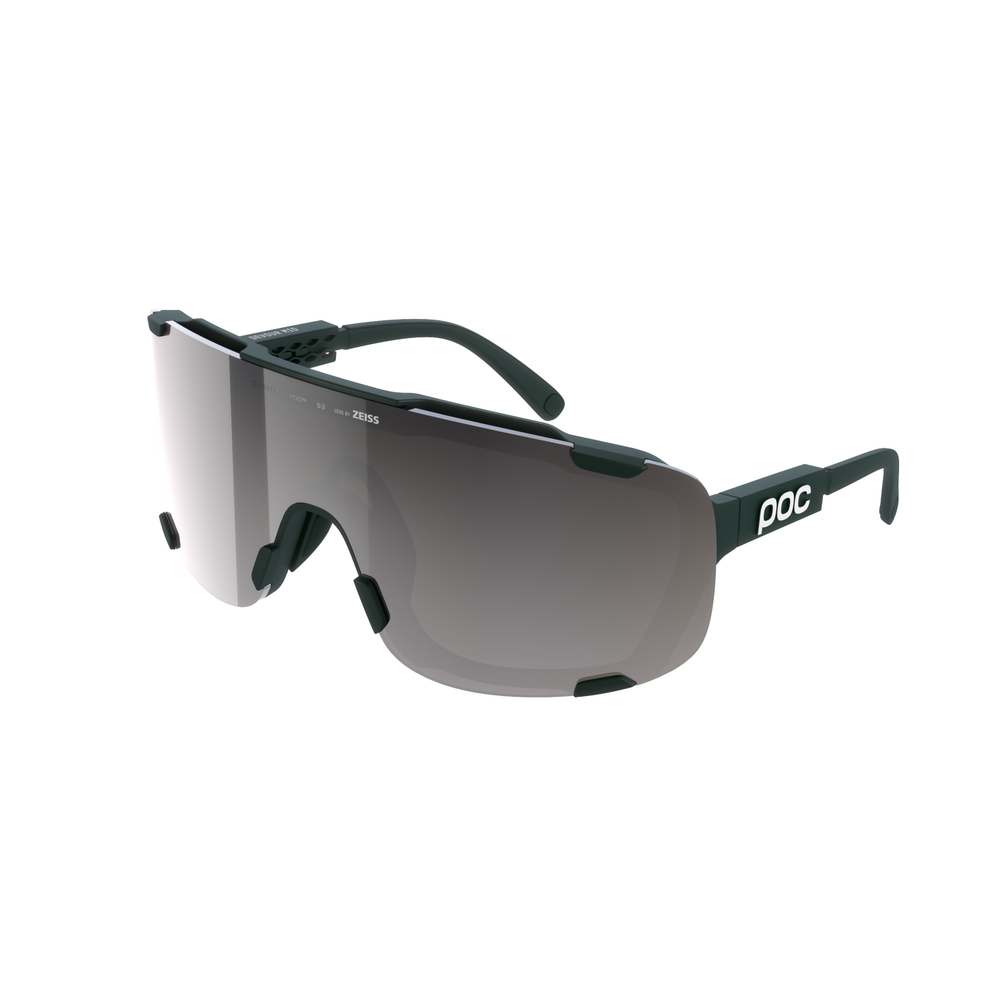 POC DEVOUR MID Khaki Goggles Clarity Road /Sunny Silver Lens
