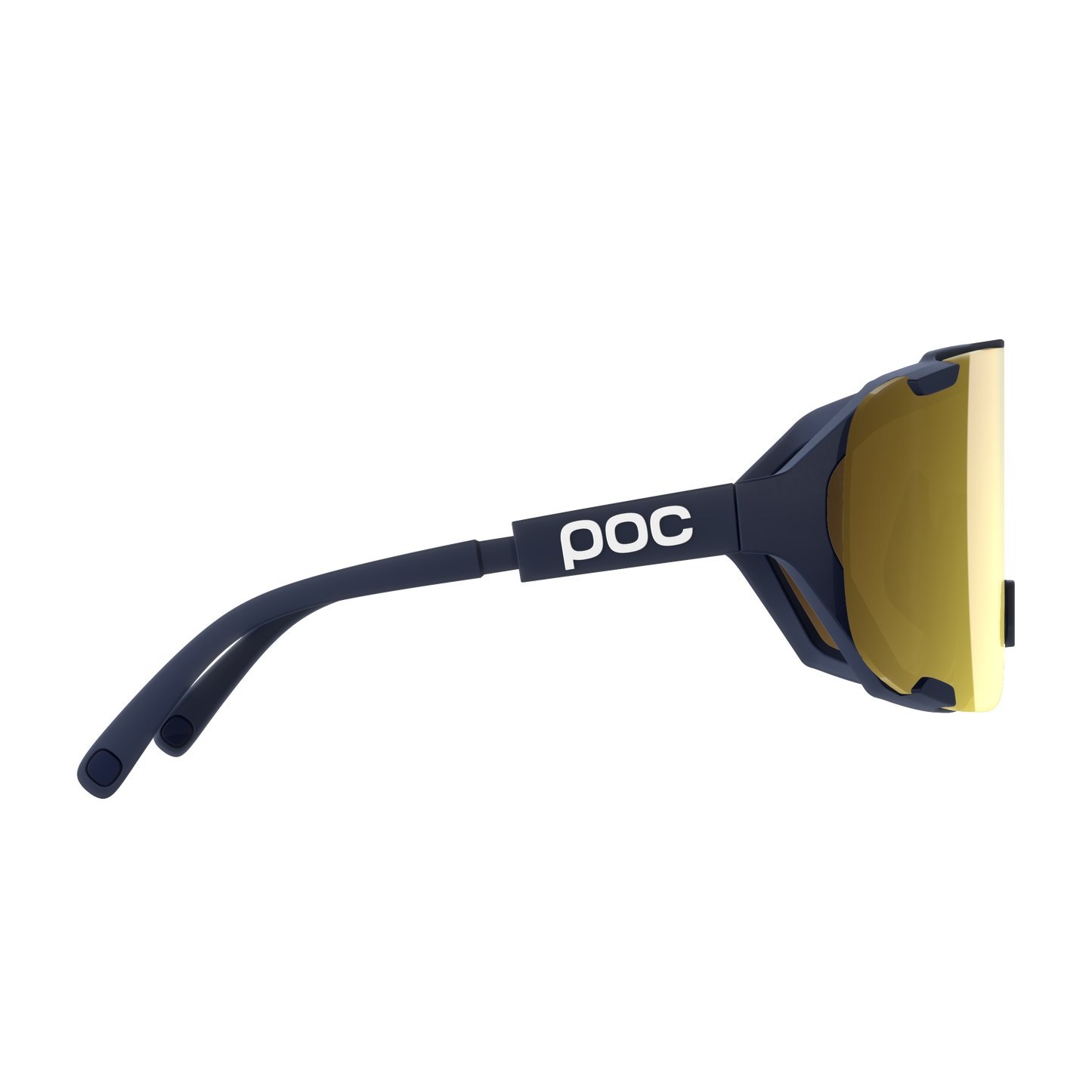POC DEVOUR MID solbriller Marine Clarity Road Delvis solrig guldlinse