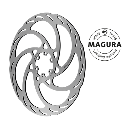 MAGURA MDR-S 2,5 mm 6-hullers skive sølv