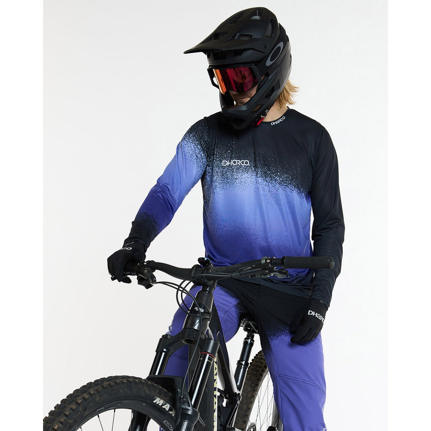 DHARCO RACE ULTRA VIOLET Long Sleeve Jersey Black/Purple