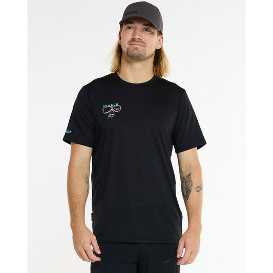 DHARCO EDDIE Kortærmet TECH TEE Jersey Sort