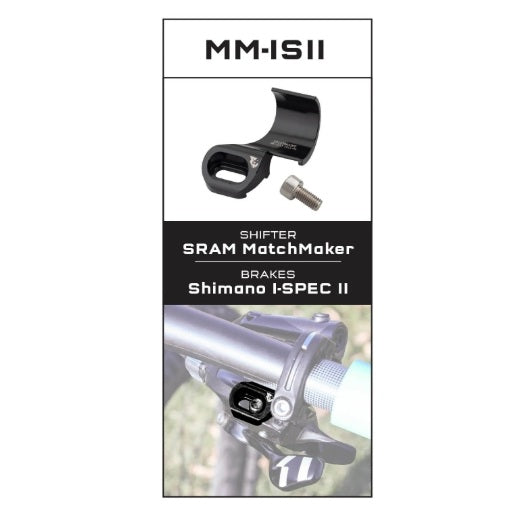 WOLF TOOTH ShiftMount MM-ISII SRAM MatchMaker X Shifter Mounting Adapter > Shimano I-SPEC II-bremse