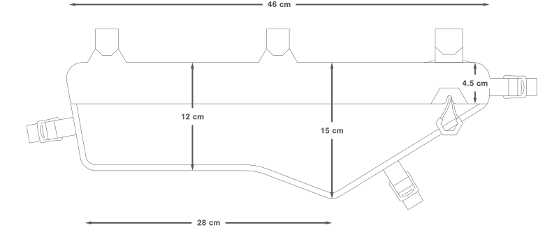 APIDURA EXPEDITION COMPACT FRAME PACK DRY 4,5 L Rammetaske Sort
