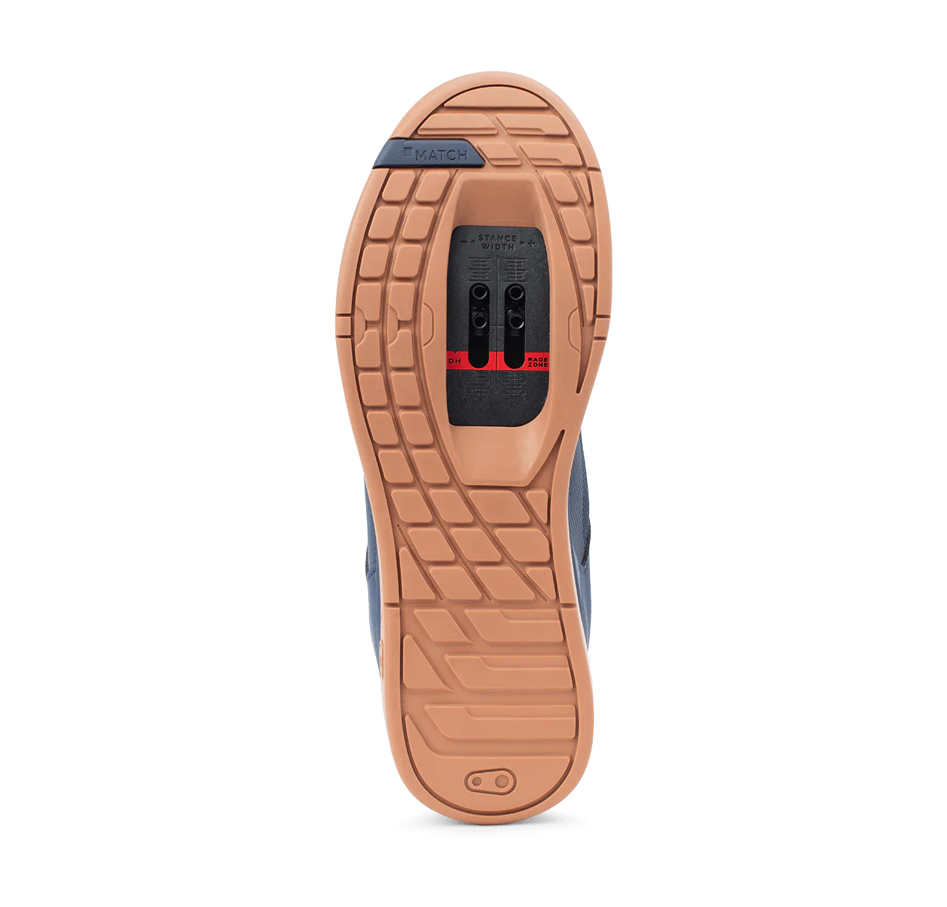 CRANKBROTHERS MALLET LACE Clip MTB-sko Navy/Silver/Gum