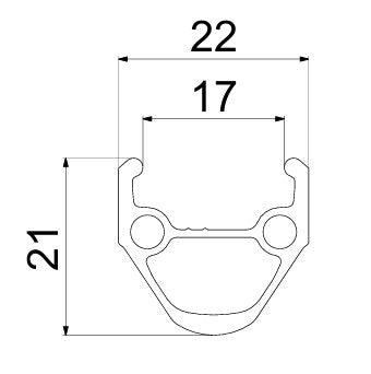 Et par MAVIC ACCESS R17-hjul