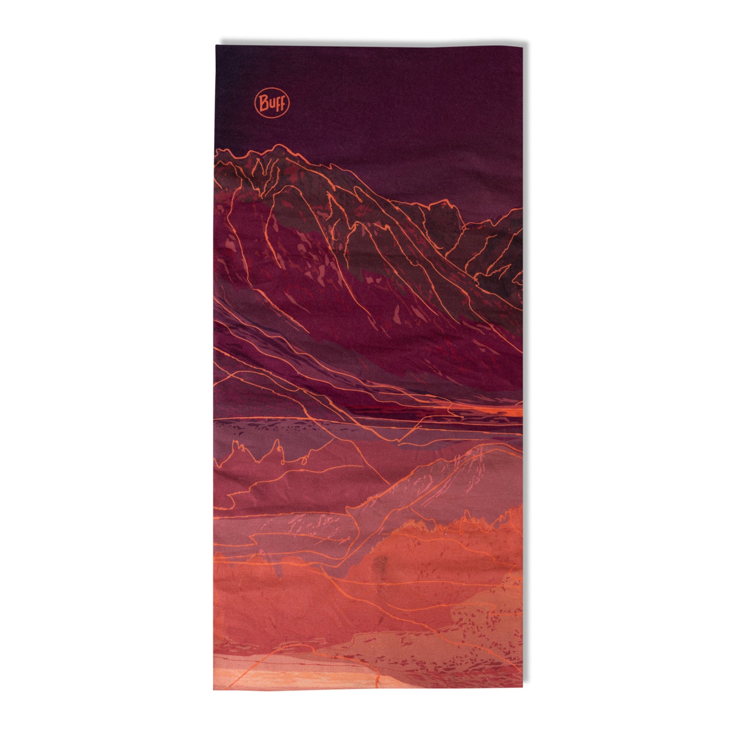 BUFF ORIGINAL ECOSTRETCH Unal Bordeaux/Orange halskæde