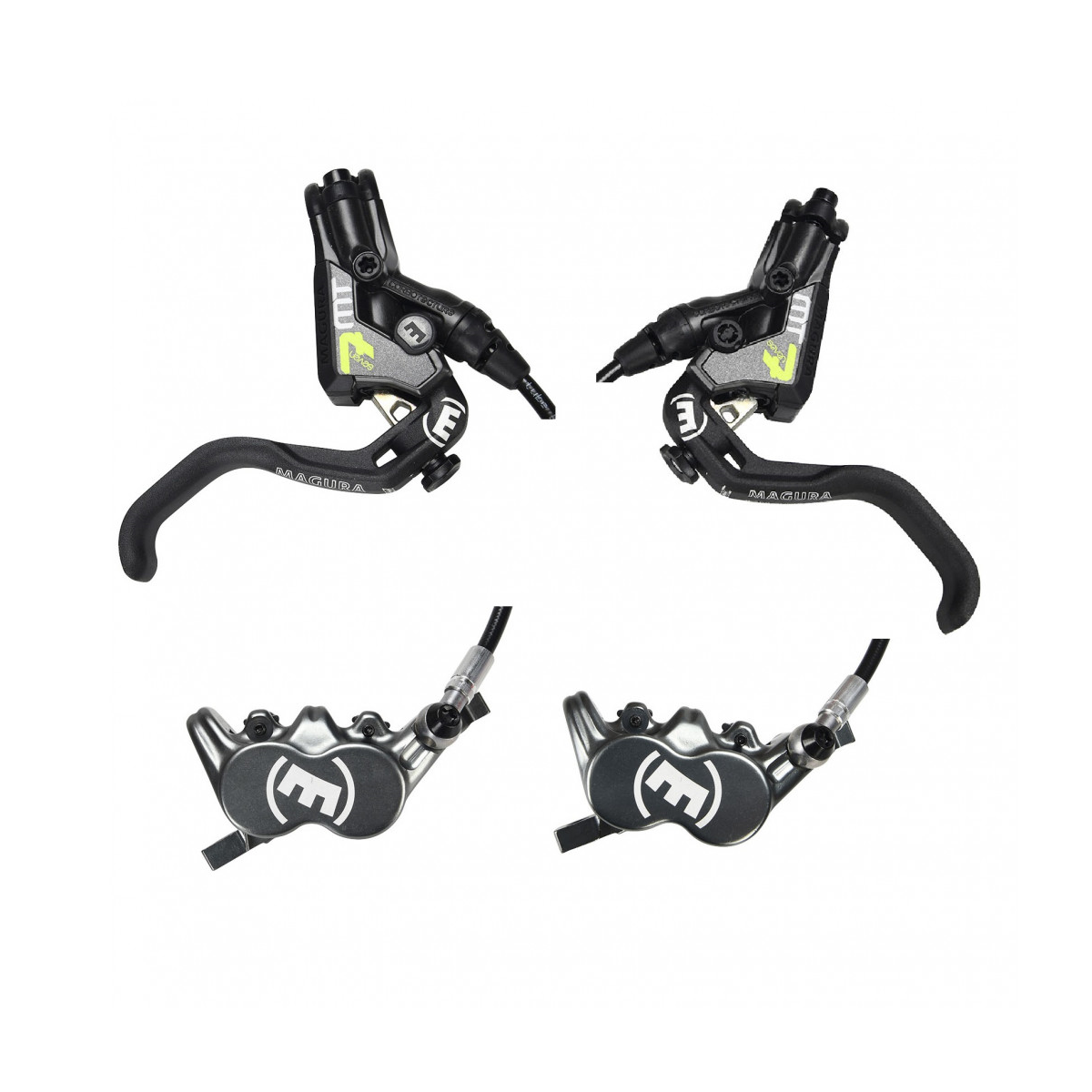 Pair of MAGURA MT7 PRO Discless* brakes