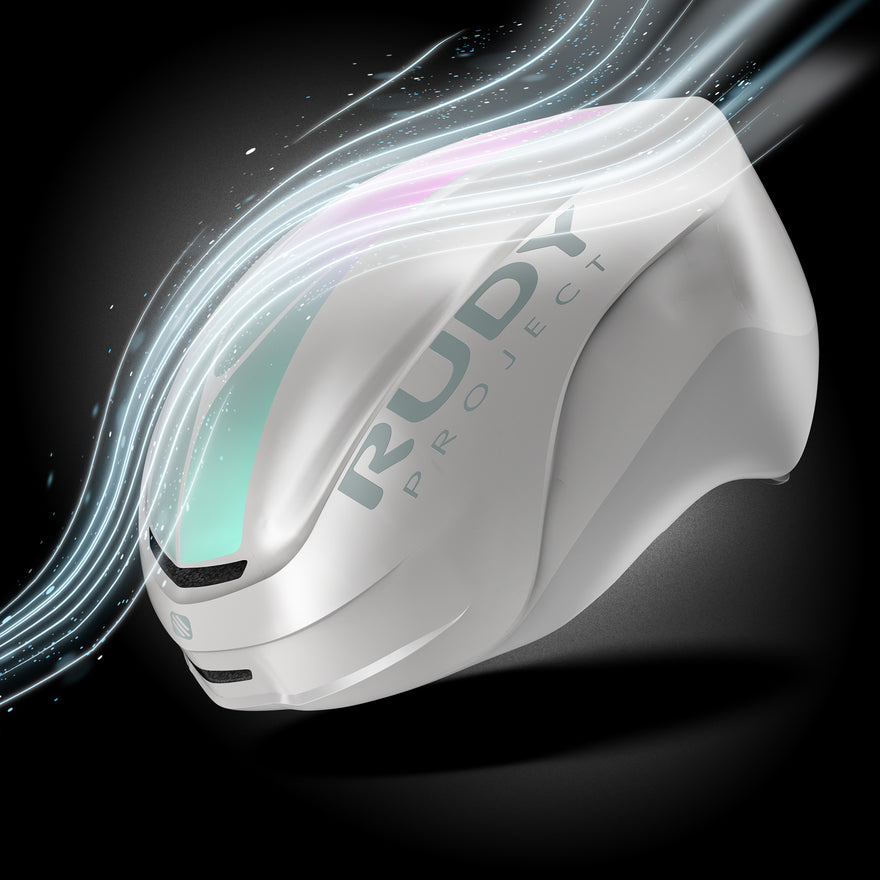 RUDY PROJECT NYTRON PRO Road Helmet White Iridescent Matt
