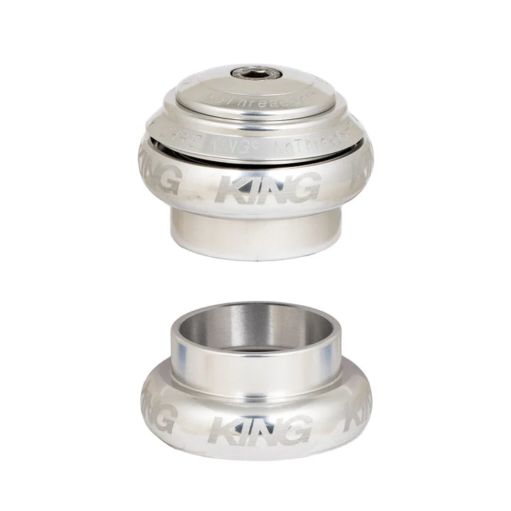 CHRIS KING NOTHREADSET 1"1/8 EC34 Sotto Voce Silver eksternt headset