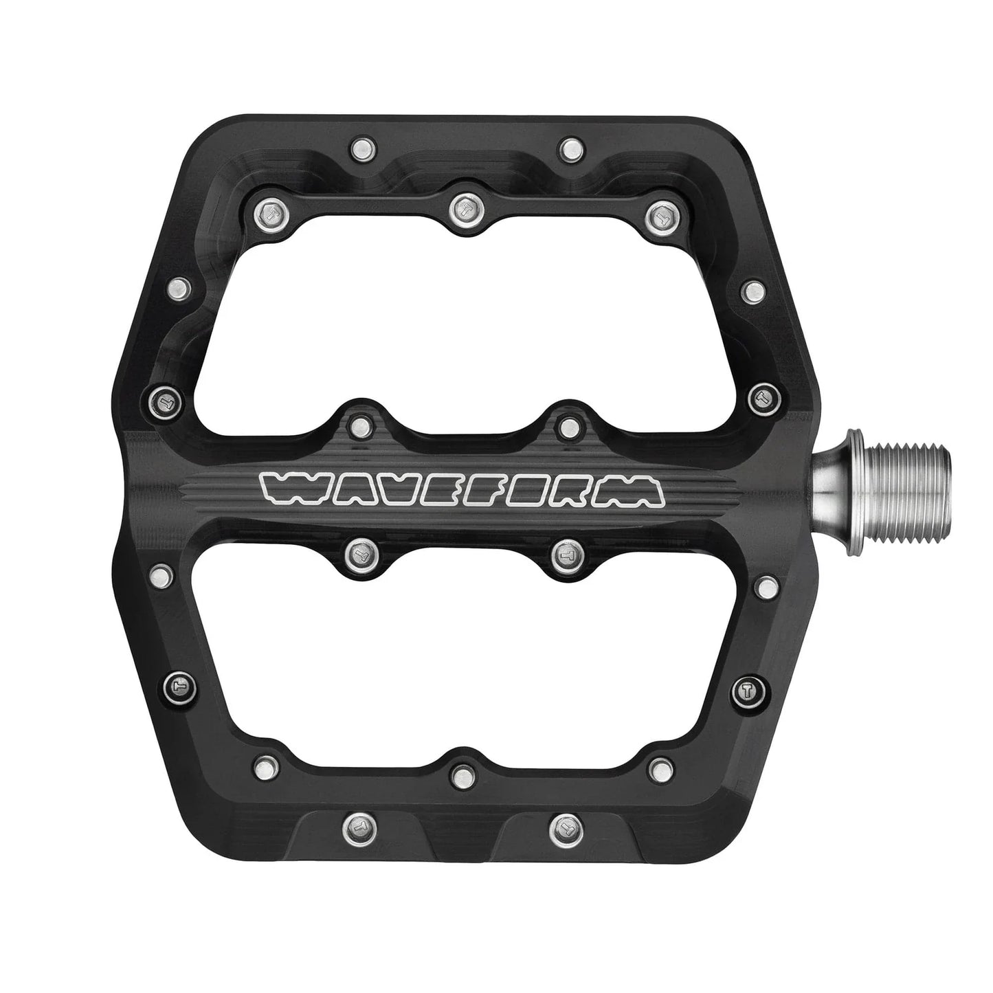 WOLF TOOTH WAVEFORM flade pedaler, Small, sort