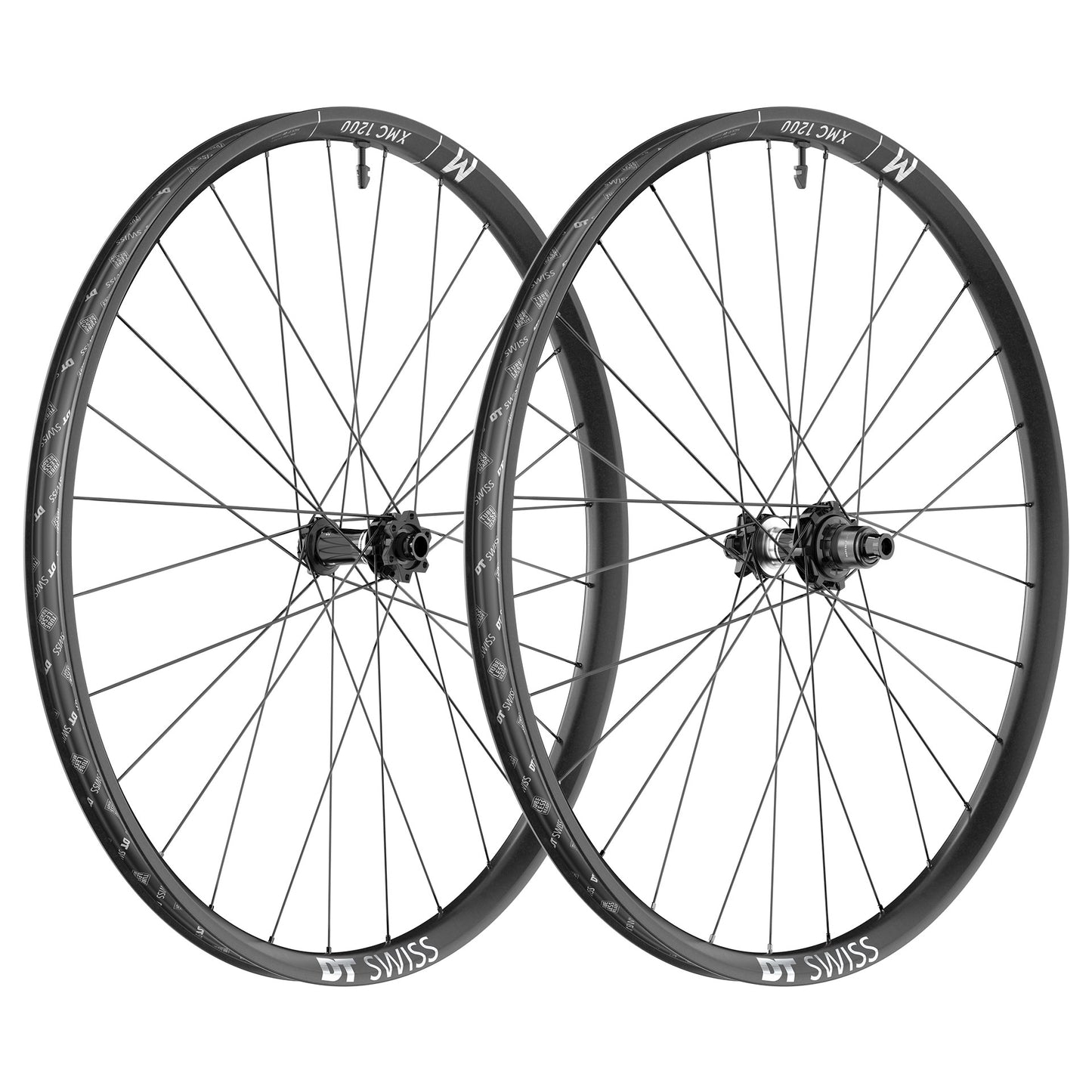 Pair of DT SWISS XMC 1200 SPLINE 30 mm 29" Wheels with DED 90 Ratchet, 15x110/12x148 mm Boost