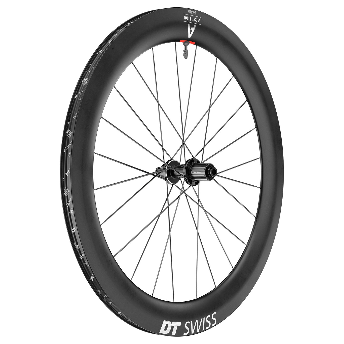 DT SWISS ARC 1100 DICUT 65 DISC baghjul, tubeless-klar (Center Lock)