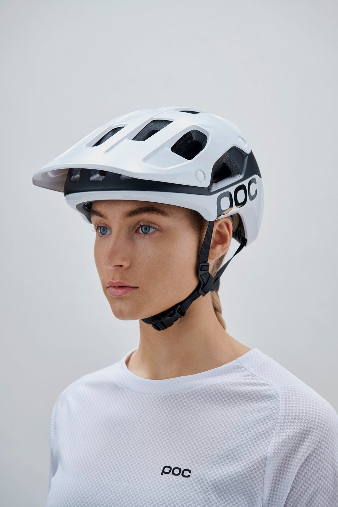 POC CULARIS PURE MTB-hjelm Hvid/sort mat