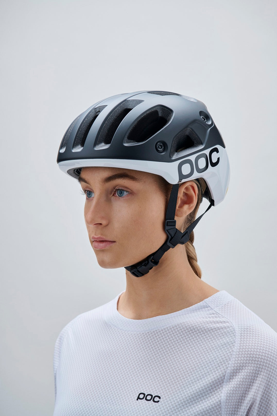 POC CULARIS PURE MTB-hjelm Hvid/sort mat