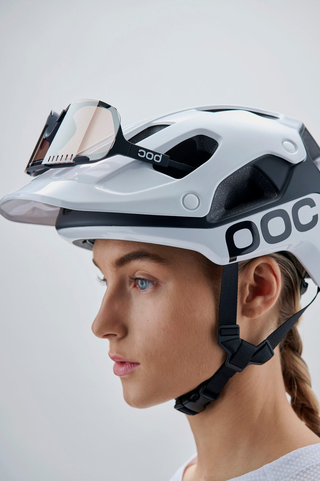 POC CULARIS PURE MTB-hjelm Hvid/sort mat