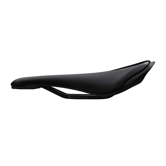 Saddle PRO Stealth Performance Curved 152mm Steel Rails Black